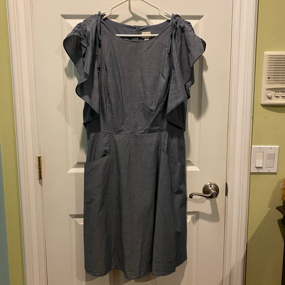 Cute denim casual dress